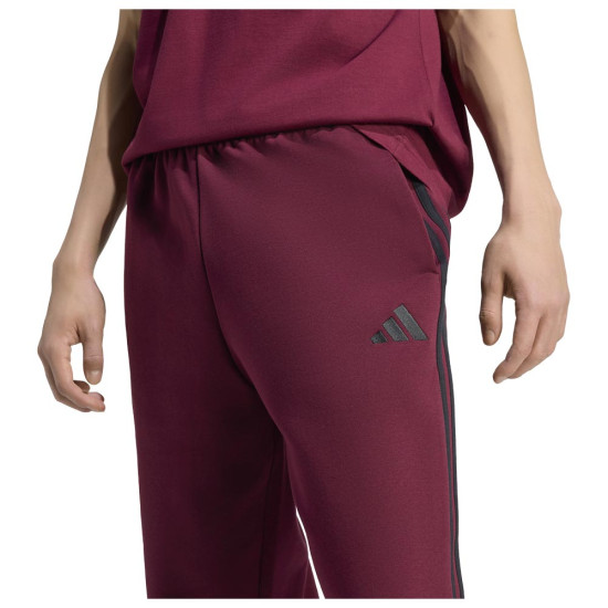 Adidas Ανδρικό παντελόνι φόρμας Essentials 3-Stripes Fleece Tapered-Cuffed Pants